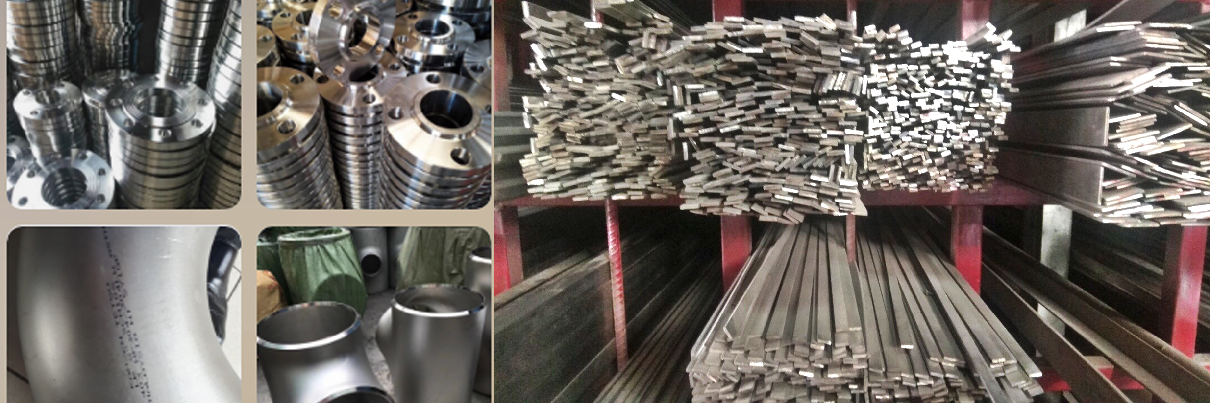 Phụ kiện inox, mặt bích, co, tê và thanh la inox