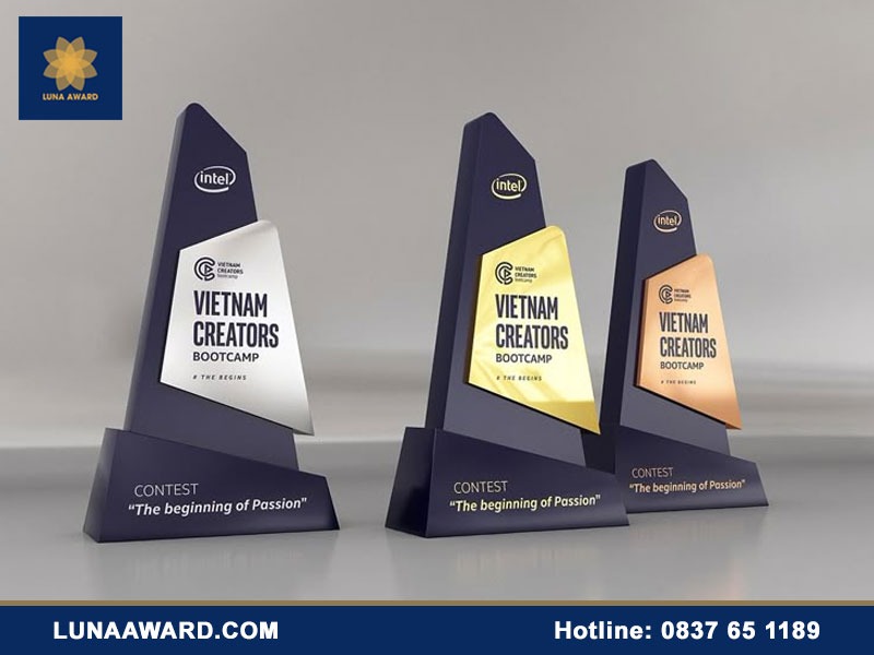 Đặt làm cúp hợp kim theo yêu cầu tại Luna Award Vietnam tinh xảo, chất lượng