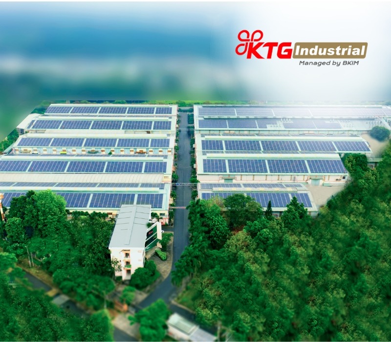 Nhà xưởng KTG Industrial sở hữu hệ thống điện mặt trời áp mái chuẩn “xanh”
